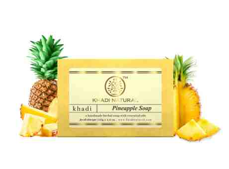 Аюрведичне мило Ананас 125 г, Кхаді; Pineapple Soap 125 g, Khadi Natural