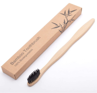 Зубная щетка из натурального бамбука; Bamboo tooth brush