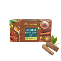 Аюрведичне мило Сандал 125 г, Хімалая; Ayurveda Sandal Glow Soap 125 g, Himalaya