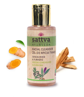 Гель для умывания "Сандал и куркума" 100 мл, Саттва Аюрведа; Face gel Sandalwood & Turmeric 100 ml, Sattva Ayurveda