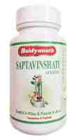 Саптавиншати гуггул, Бэйдэнат, 80 таб, Saptavinshati guggul 80 tab, Baidyanath
