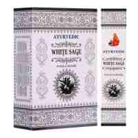 Благовония Белый шалфей 15 г, Аюрведик; Ayurvedic White sage 15 g