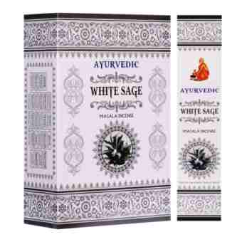 Благовония Белый шалфей 15 г, Аюрведик; Ayurvedic White sage 15 g