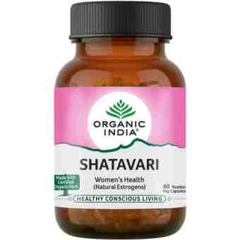 Шатаварi 60 капс., Органiк Iндія; Shatavari 60 caps., Organic India