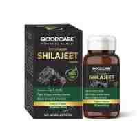 Шиладжит (мумие) 60 капс.,  дозировка 500 мг., Гудкэер; Shilajeet 60 caps., 500mg.,  Goodcare