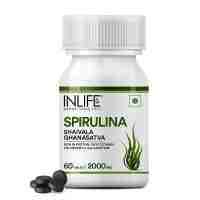 Спирулина 60 веган.капс., дозировка 500 мг, ИнЛайф; Spirulina 500 mg, 60 veg.caps., InLife