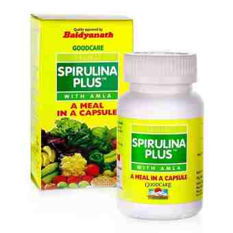 Спіруліна Плюс 60 капс., Гудкеер; Spirulina plus 60 caps, Goodcare