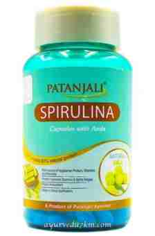 Спіруліна з Амлою 60 капс., Патанджалі; Spirulina with Amla 60 caps., Patanjali