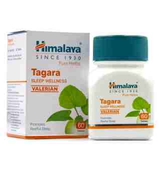 Тагара, натуральне снодiйне, 60 таб, Хiмалая; Tagara, 60 tabs, Himalaya