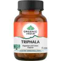 Трифала 60 капс., дозировка  480 мг, Органик Индия; Triphala 60 caps., 480 mg., Organic India