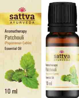 Ефірна олія Пачулі 10 мл, Саттва Аюрведа; Essential Oil Patchouli 10 ml, Sattva Ayurveda