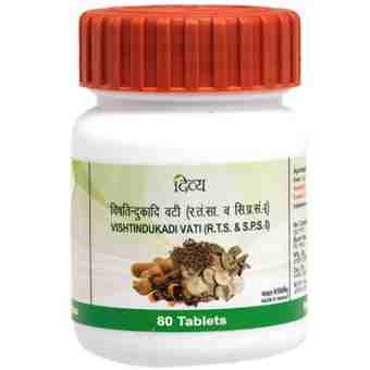 Вiштiндукадi ватi 80 таб., Патанджалi; Vishtindukadi vati 80 tab., Patanjali