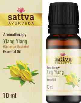 Ефірна олія Іланг-ілангу 10 мл, Саттва Аюрведа; Essential Oil Ylang Ylang 10 ml, Sattva Ayurveda