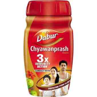 Чаванпраш Тройной иммунитет 1000 г ,Дабур,; Chyawanprash Triple Immunity 1000 g, Dabur