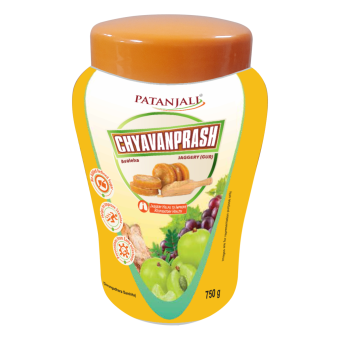 Чаванпраш с тростниковым сахаром 750 г, Патанджали; Jaggery (Gur) Chyavanprash 750 g, Patanjali
