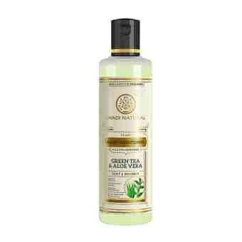 Кондиционер для волос "Зеленый чай и алое вера" 210 мл, Кхади; Khadi Natural Herbal Green Tea & Aloevera Hair Conditioner 210 ml